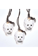 Kurt Adler Halloween Lights Set Skeletons Ghosts w Spider 10 Lights