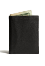 Slimfold Passcase Leather Wallet In Black