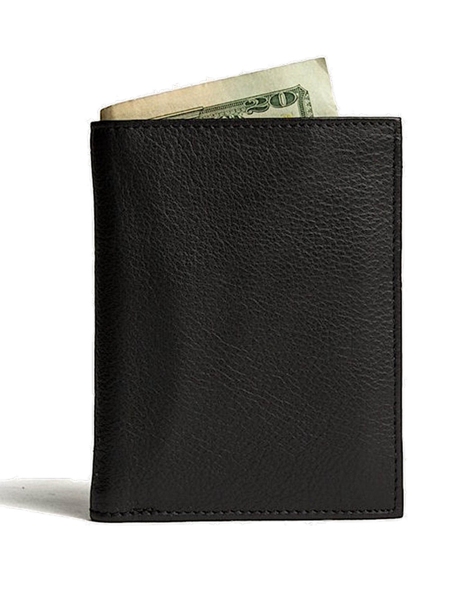 Slimfold Passcase Leather Wallet In Black