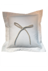 MFH Wedding Ring Bearer Pillow 8x8 Natural Cotton Canvas w Jute Bow