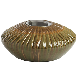 NAPA Firelites Sunset Fire Pot Decorative Jar Green