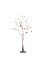 Darice Birch Tree Natural w WW LED Lights 48 inch Twig Branch Tree