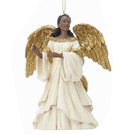 Kurt Adler Black American Black Angel Ornament -A