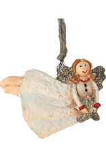 Darice Mini Angel Ornament Flying Holding Star