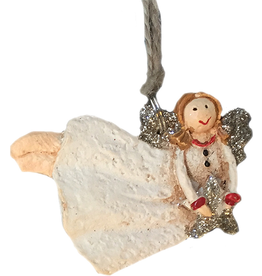 Darice Mini Angel Ornament Flying Holding Star