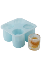 Twos Company Frozen Ice Shots Freezer Mold Makes 4 Ice Shot Glasses