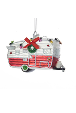 Kurt Adler Christmas Camper Glass Camping Car Ornament