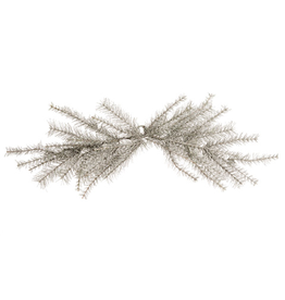 Darice Christmas Swag Silver Glitter Pine Needle Design 30 Inch