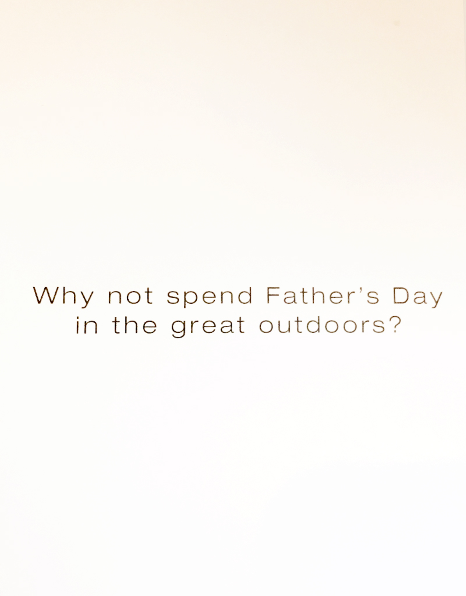 Fathers Day Card The Great Outdoors Dad Bar-B-Q