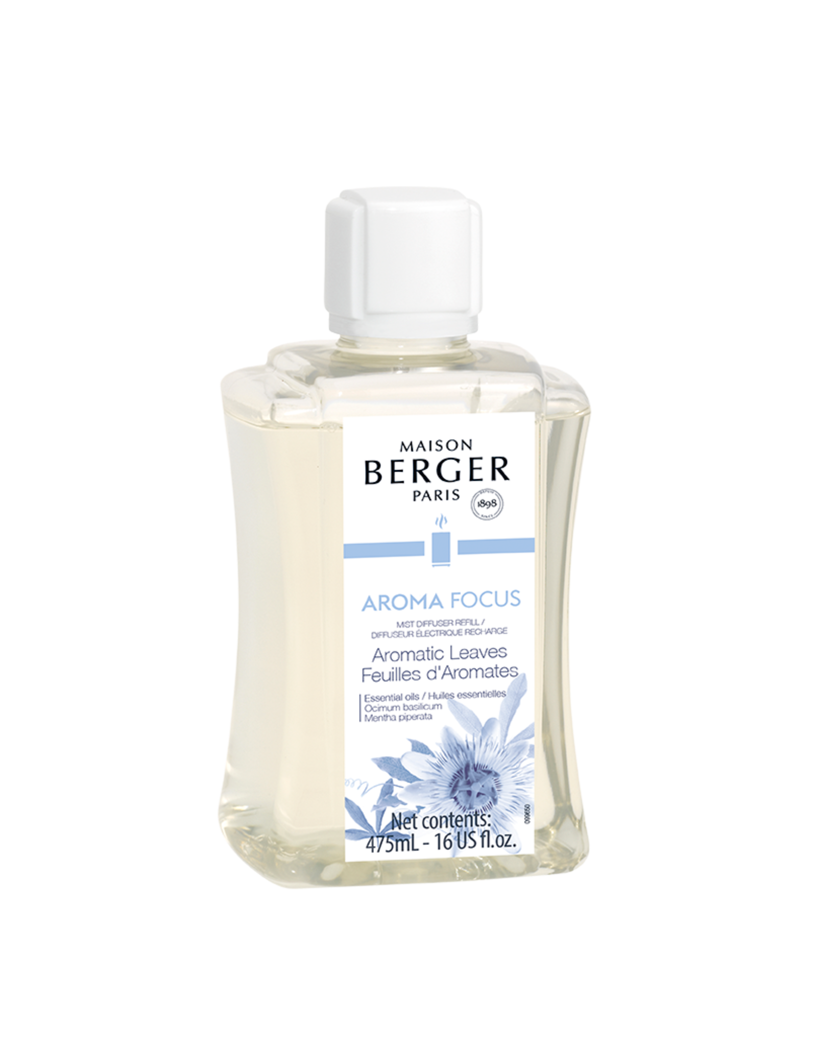 Maison Berger Mist Diffuser Fragrance 475ml Refill Aroma Focus Aromatic Leaves