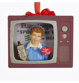 Kurt Adler I Love Lucy Vitameatavegamin Shadowbox TV Ornament