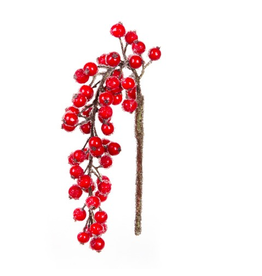 Darice Red Berry Pick 14 Inch Christmas Flowers Floral