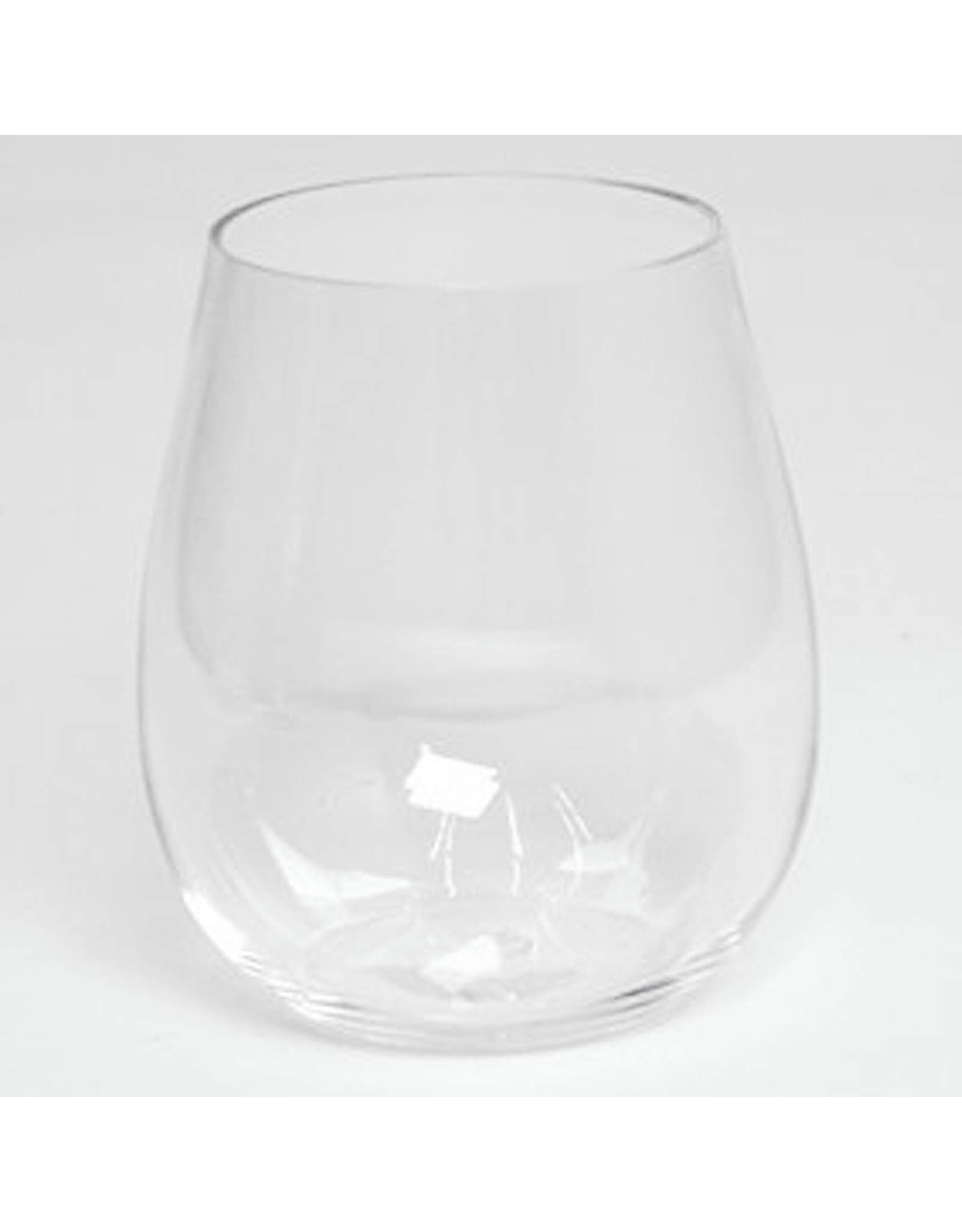Caspari Acrylic Stemless Wine Glass 14oz Shatter Resistant BPA Free