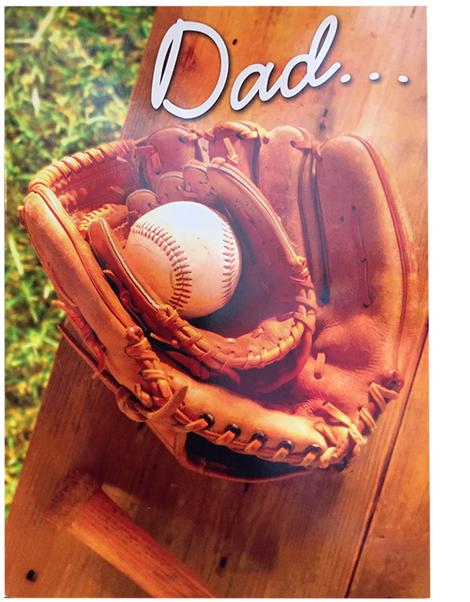 Avanti Fathers Day Card Dad and Son Baseball Gloves