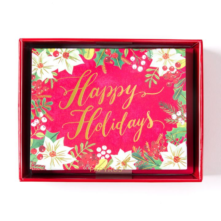 PAPYRUS® Boxed Christmas Cards Lovely Happy Holidays 20pk ...