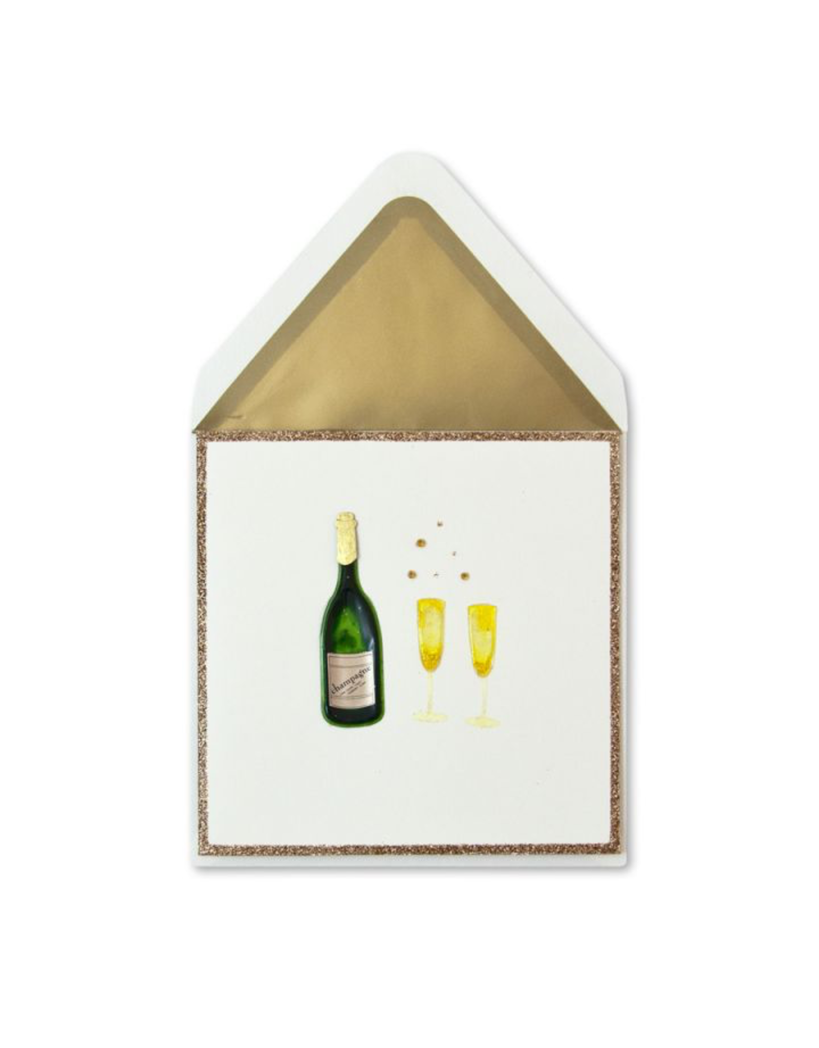 PAPYRUS® Anniversary Card Champagne Bottle and Glasses