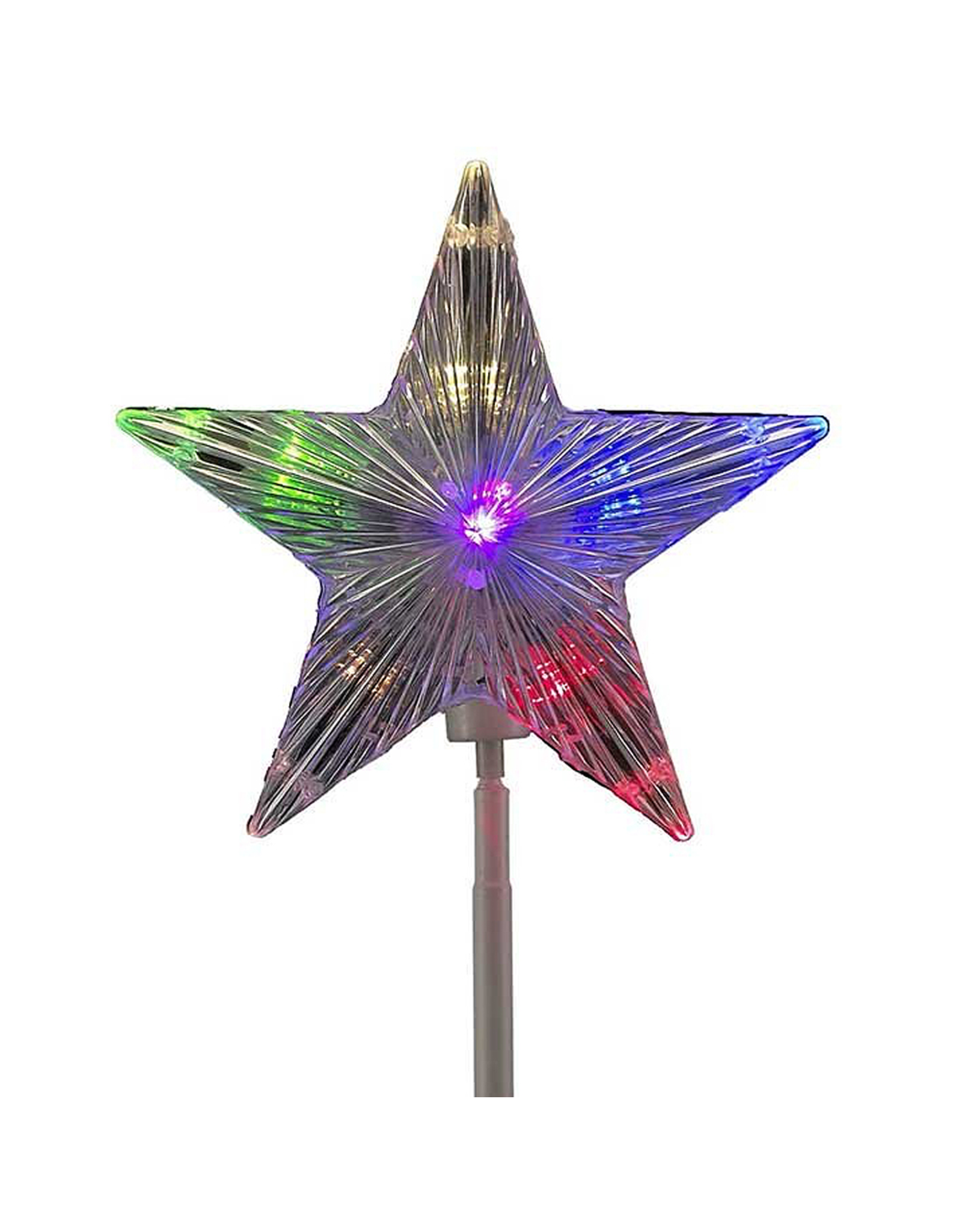 Kurt Adler Rotating Star Pinwheel Pathway Marker LED 6 Light