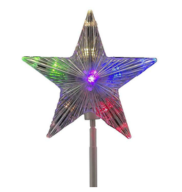 Kurt Adler Rotating Star Pinwheel Pathway Marker LED 6 Light