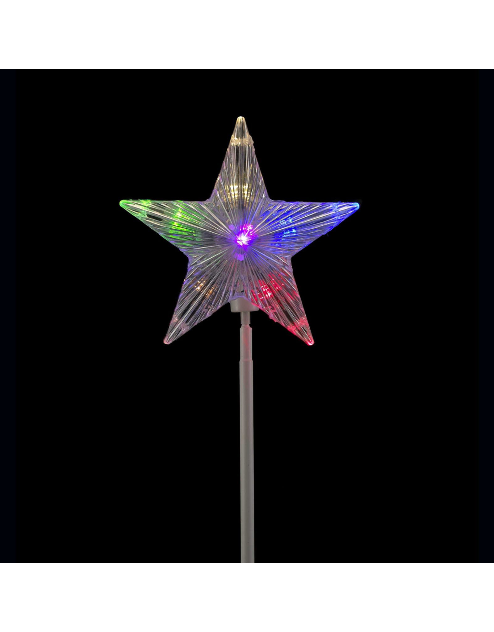Kurt Adler Rotating Star Pinwheel Pathway Marker LED 6 Light - Digs N Gifts