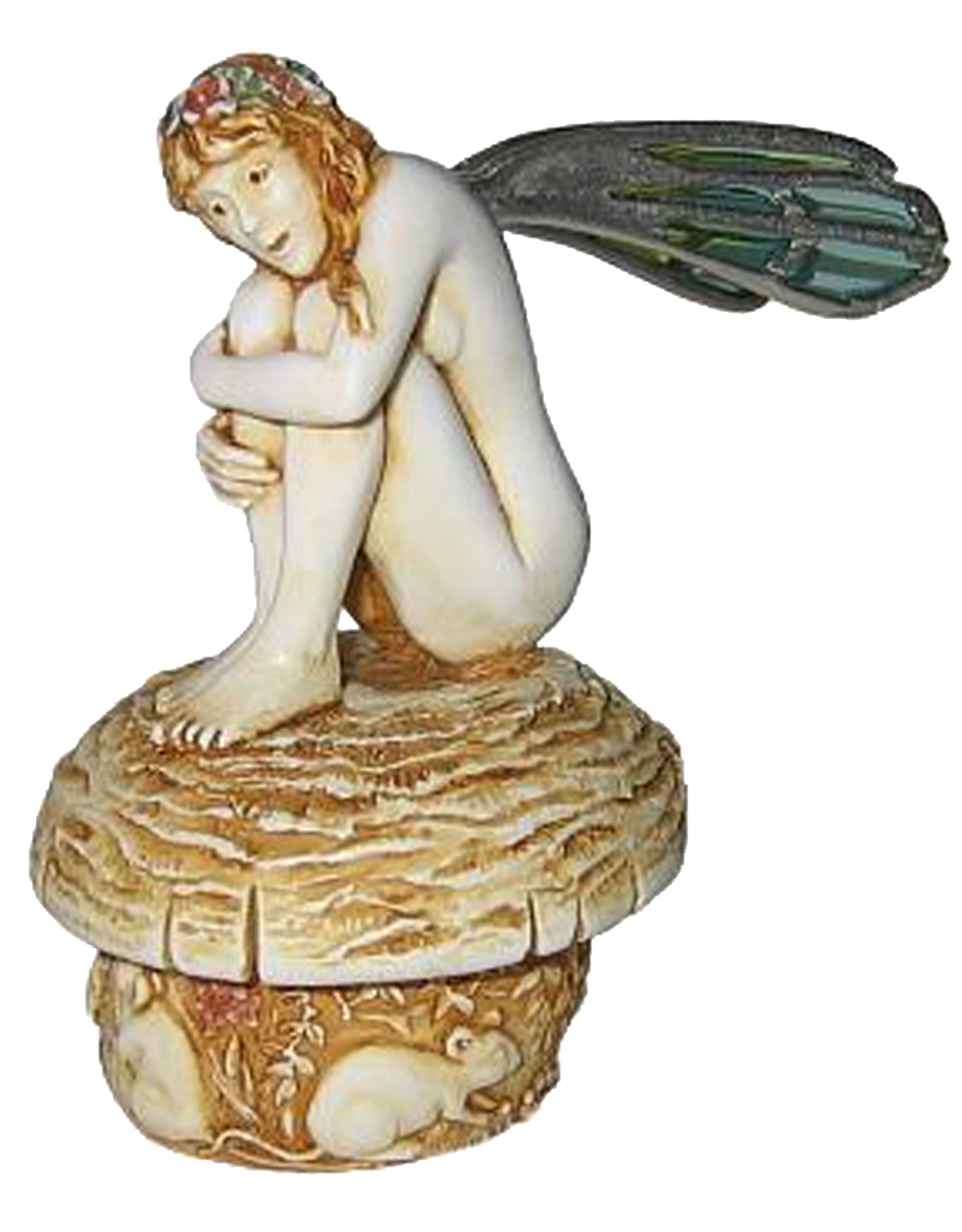 Isle Of Gramarye Fainia Fairy Figurine Box By Robert Glover - Digs