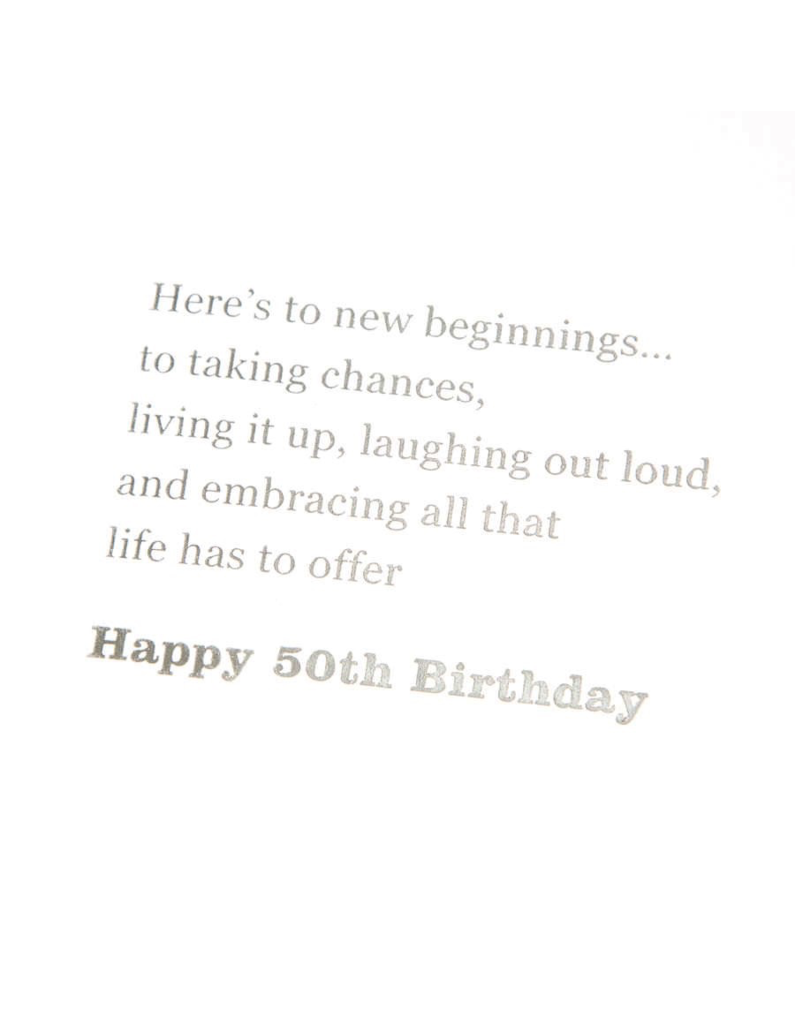 PAPYRUS® Birthday Card 50th Watercolor 50th Birthday