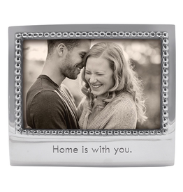 Mariposa Engraved 4x6 Photo Picture Frame 3906HW Home Is With You