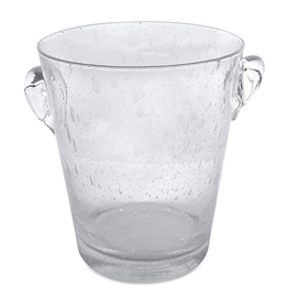 Mariposa Bellini Blown Italian Bubble Glass Ice Bucket Small