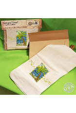 Postcard Towel Postcard Towel Mailable Tea Towels - Florida Sunrise Palm