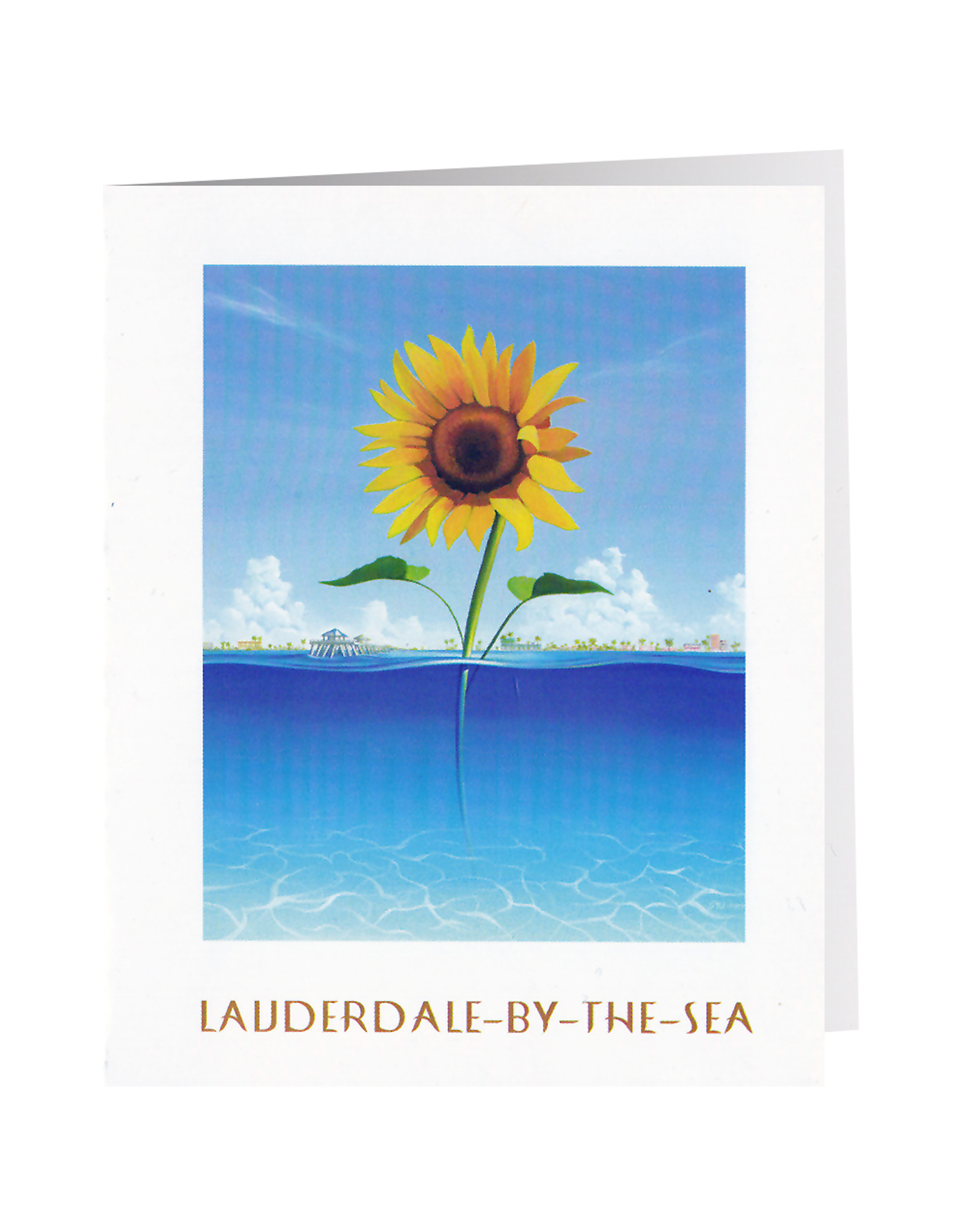 LBTS Garden Club Lauderdale-By-The-Sea 10 Blank Note Cards Stationery