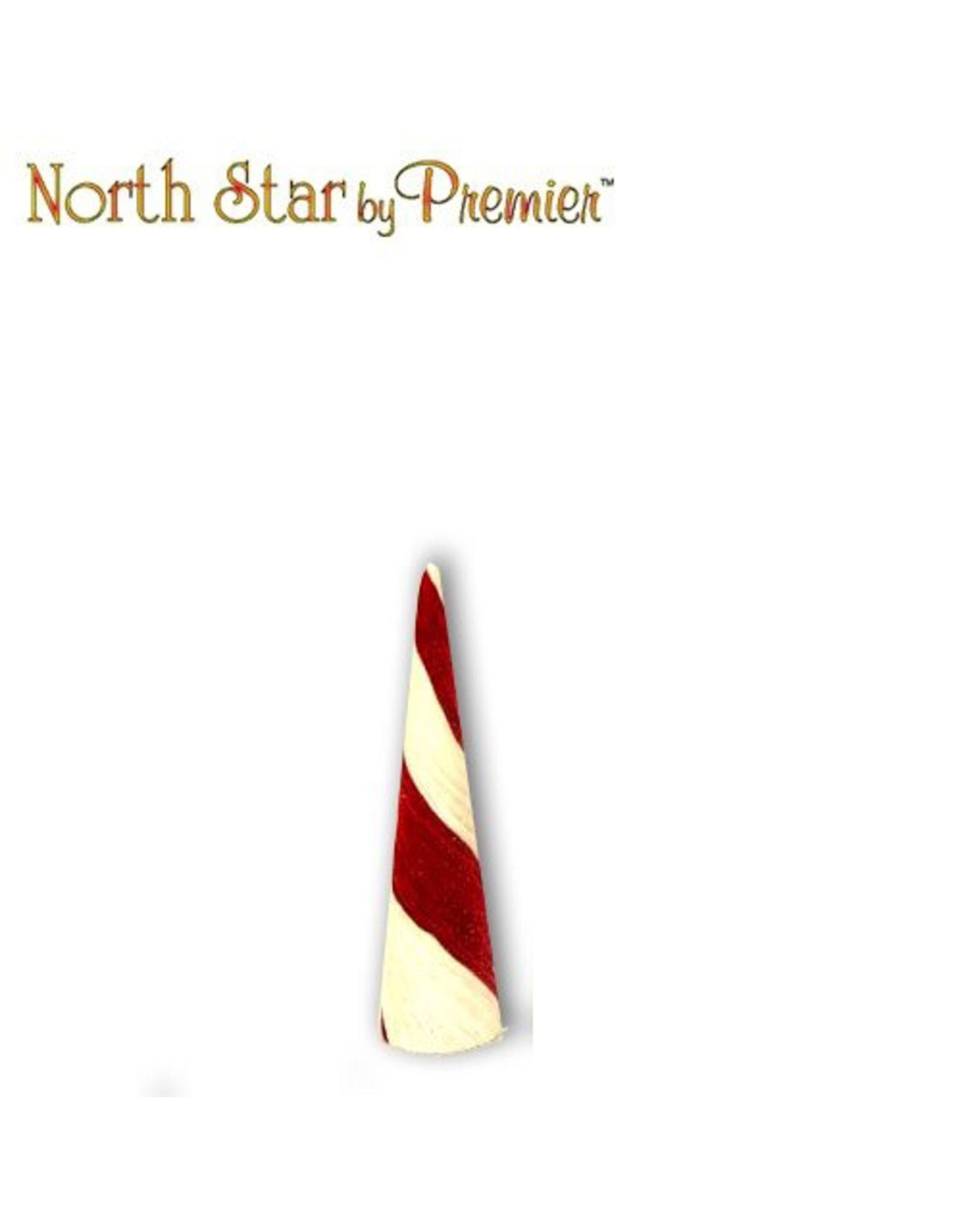 Premier Peppermint Cone 24H Display Christmas Decor