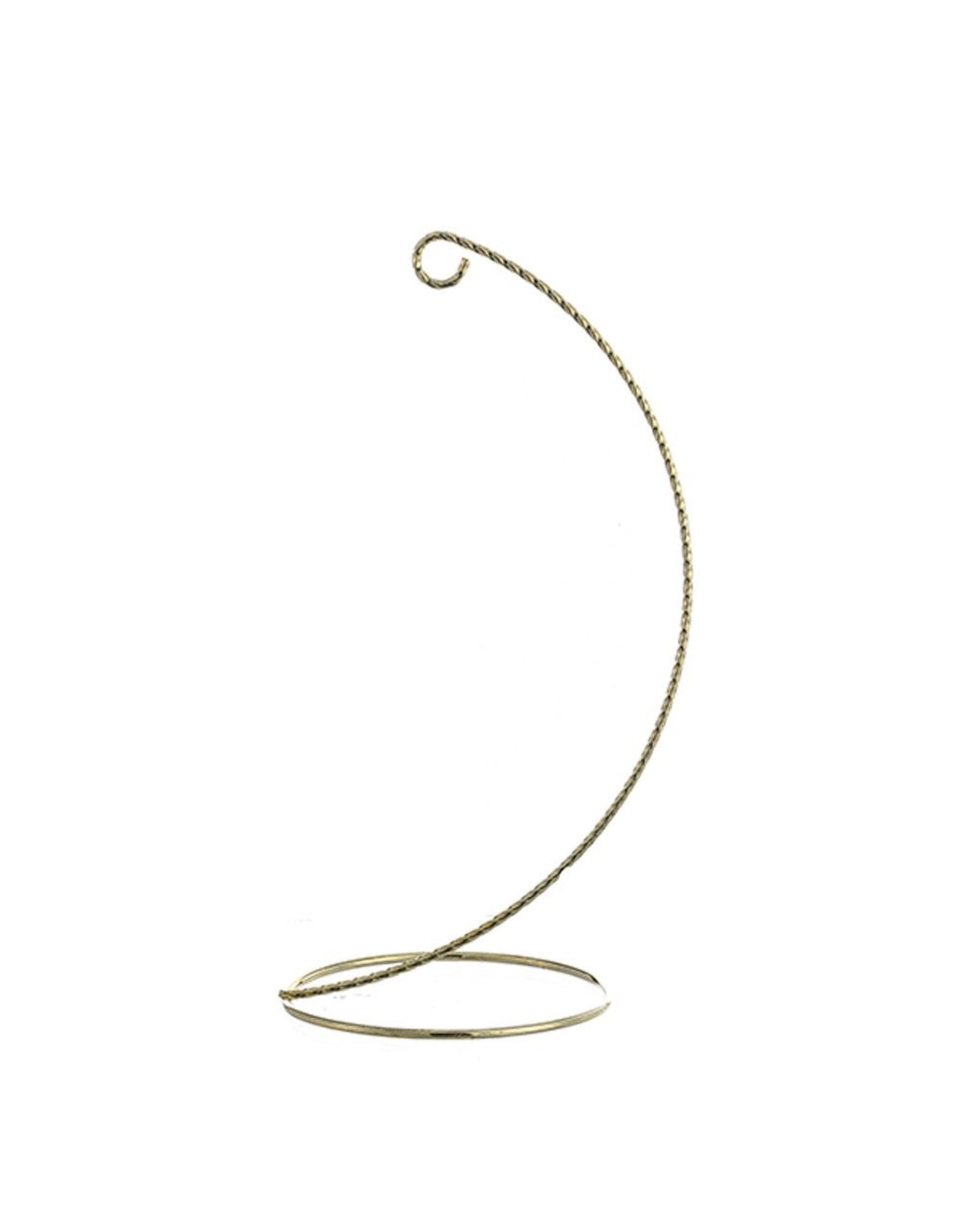 Kurt Adler Ornament Stands Gold Twisted  Metal Wire Hook Stand 8H inch