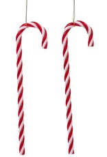 Kurt Adler Candy Canes Hanging Christmas Ornaments Set of 12