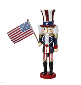 Kurt Adler Uncle Sam Nutcracker Patriotic 15 Inch Hollywood Nutcracker