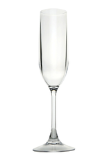 Caspari Acrylic Champagne Flute 6oz In Crystal Clear