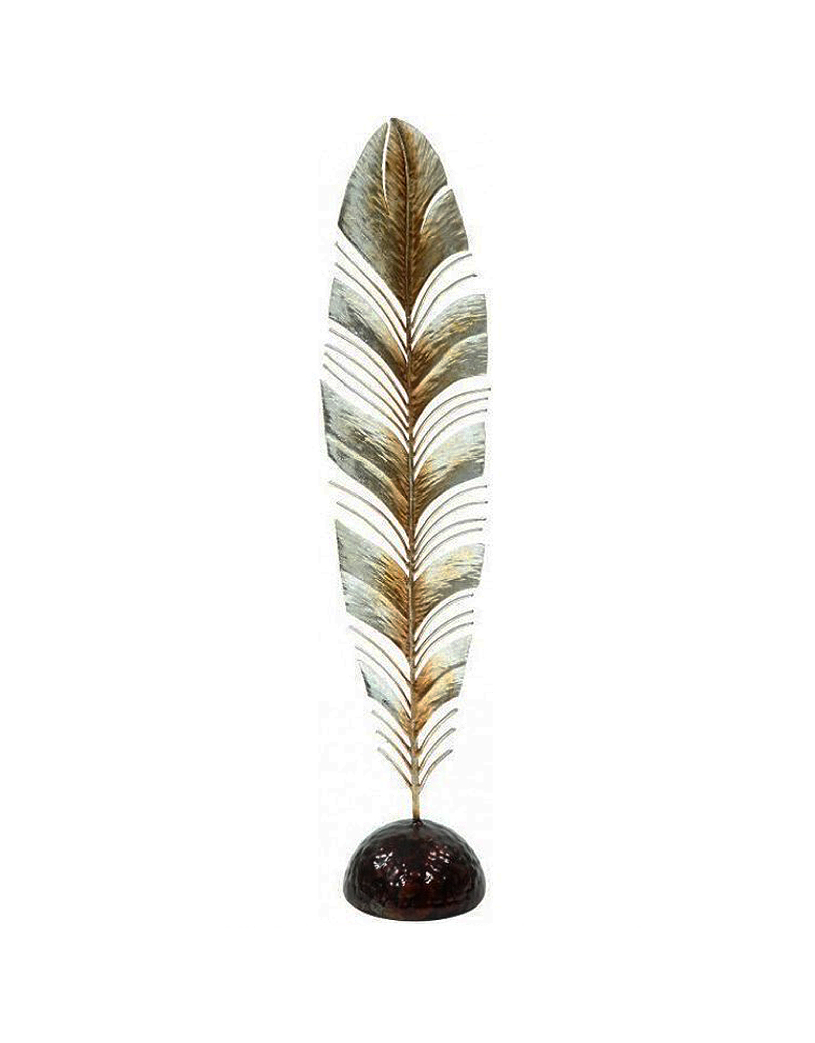 Mark Roberts Home Decor Metal Leaf on Base Table Piece 32H