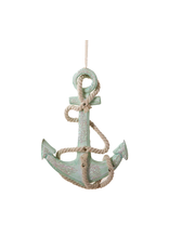 Kurt Adler Wooden Anchor Christmas Ornament C5345-LB