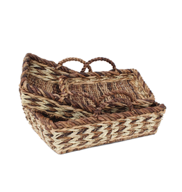 Gallerie II Rustic Woven Tray Medium -B