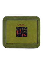 Jason Chili Verde Hardboard Lunch Placemats SM 11.5x8.5