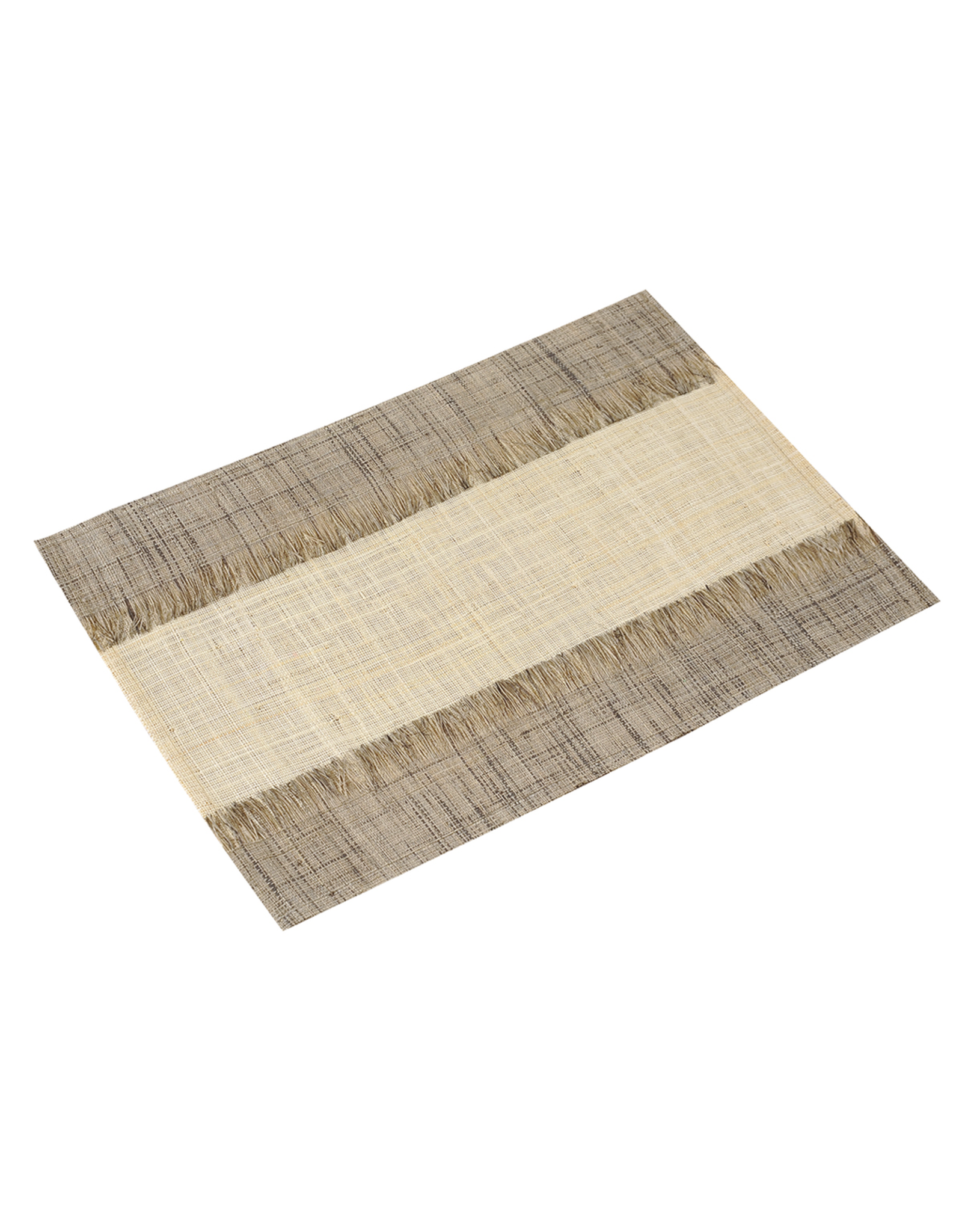 Gallerie II Woven Rectangular Placemat Raffia Brown