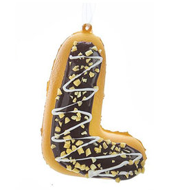 Kurt Adler Squeezable Donut Letter Ornament Initial L