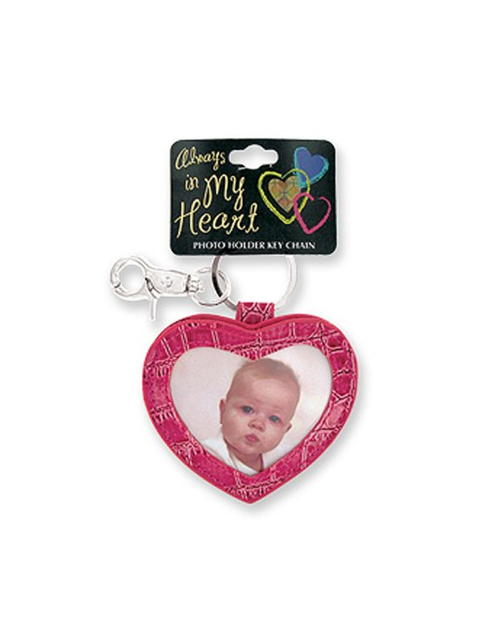 DMM Gifts Key Chains Heart Photo Holder Keychain