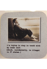 MikWright Greeting Cards Cotton Coaster MW275 Inner Self