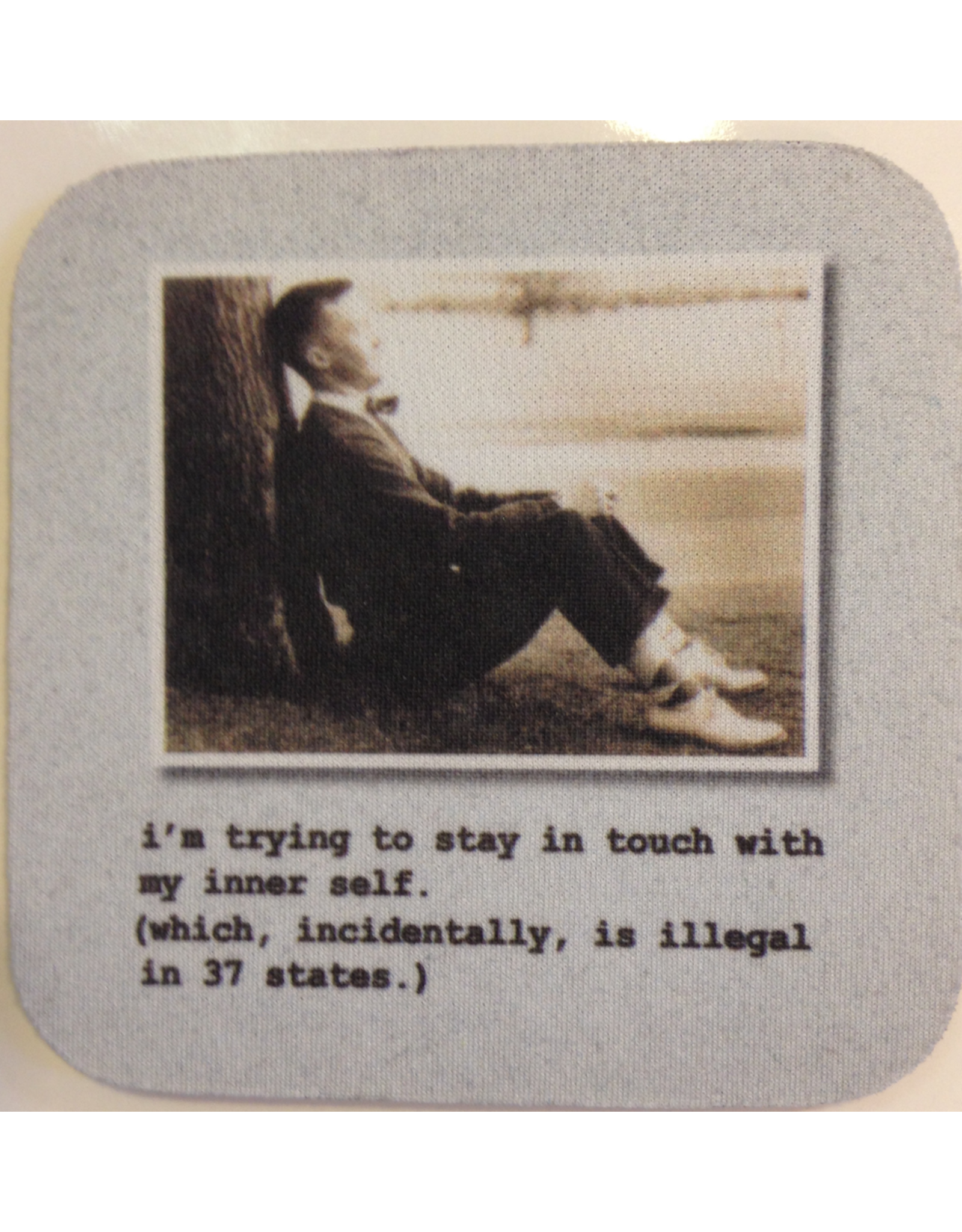 MikWright Greeting Cards Cotton Coaster | Inner Self