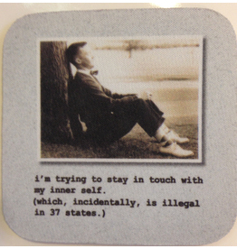 MikWright Greeting Cards Cotton Coaster | Inner Self