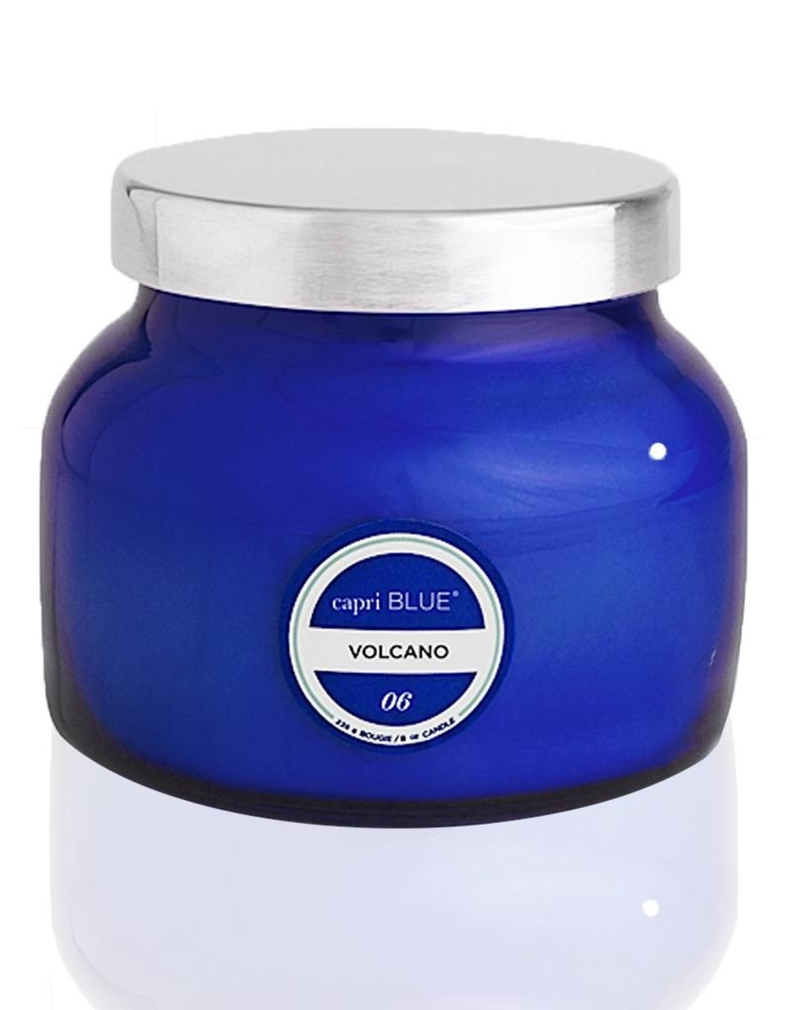 capri BLUE Volcano Candle Blue Petite Jar 8 Oz