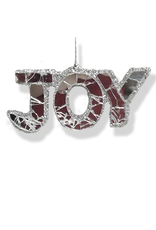 Kurt Adler Christmas Mirror Word Ornament Joy -B