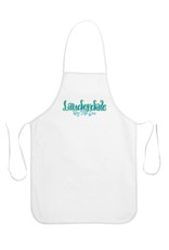 Darice Lauderdale By The Sea White Cotton Canvas Adult Apron