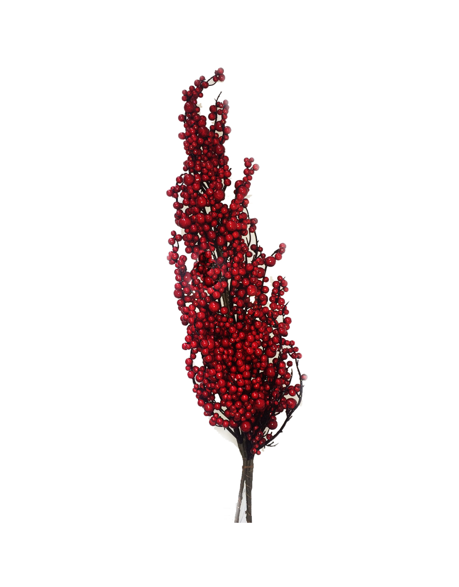 Darice Christmas Florals 28 inch Red  Berry Teardrop Spray