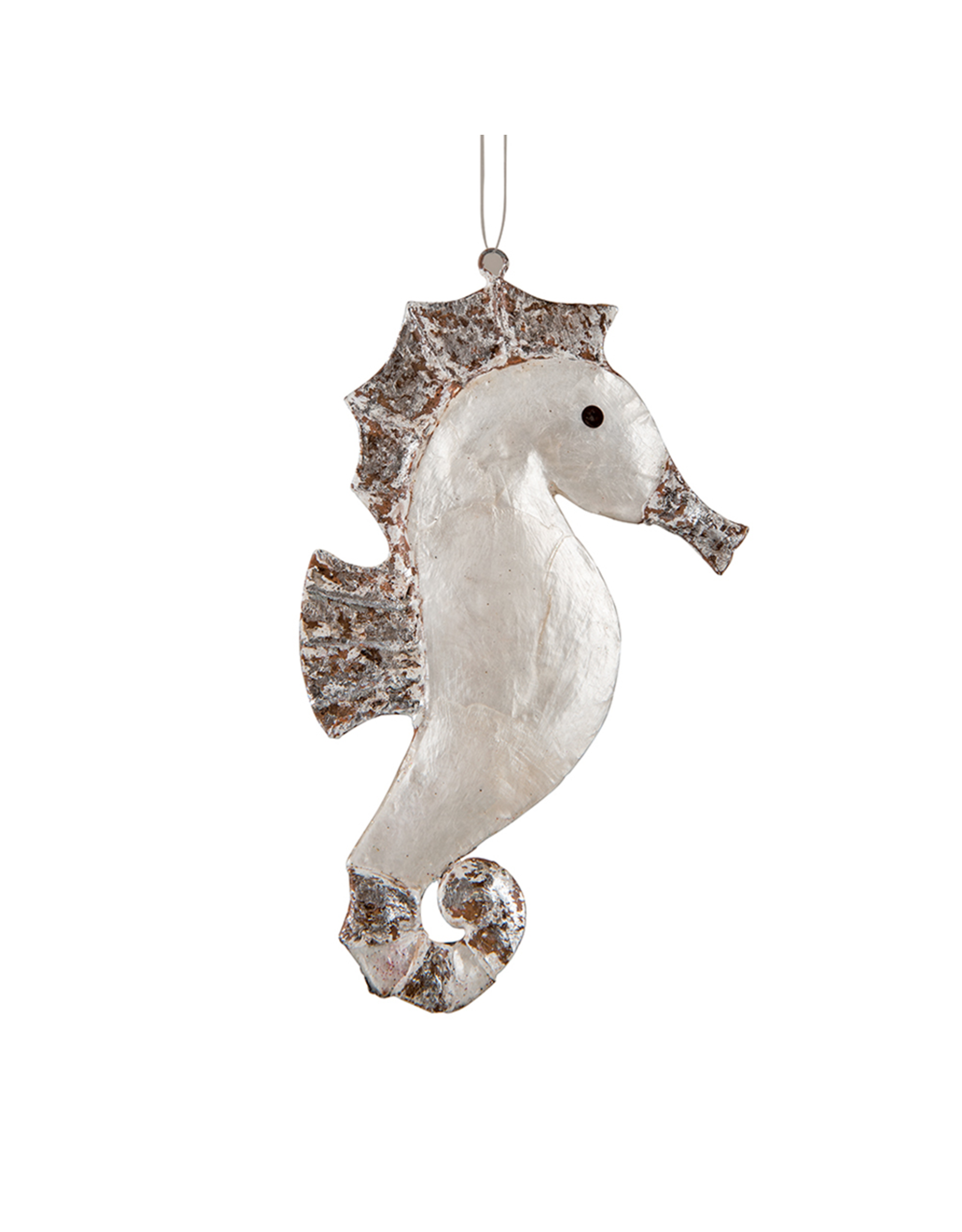 Gallerie II Shimmery Seahorse Christmas Ornament
