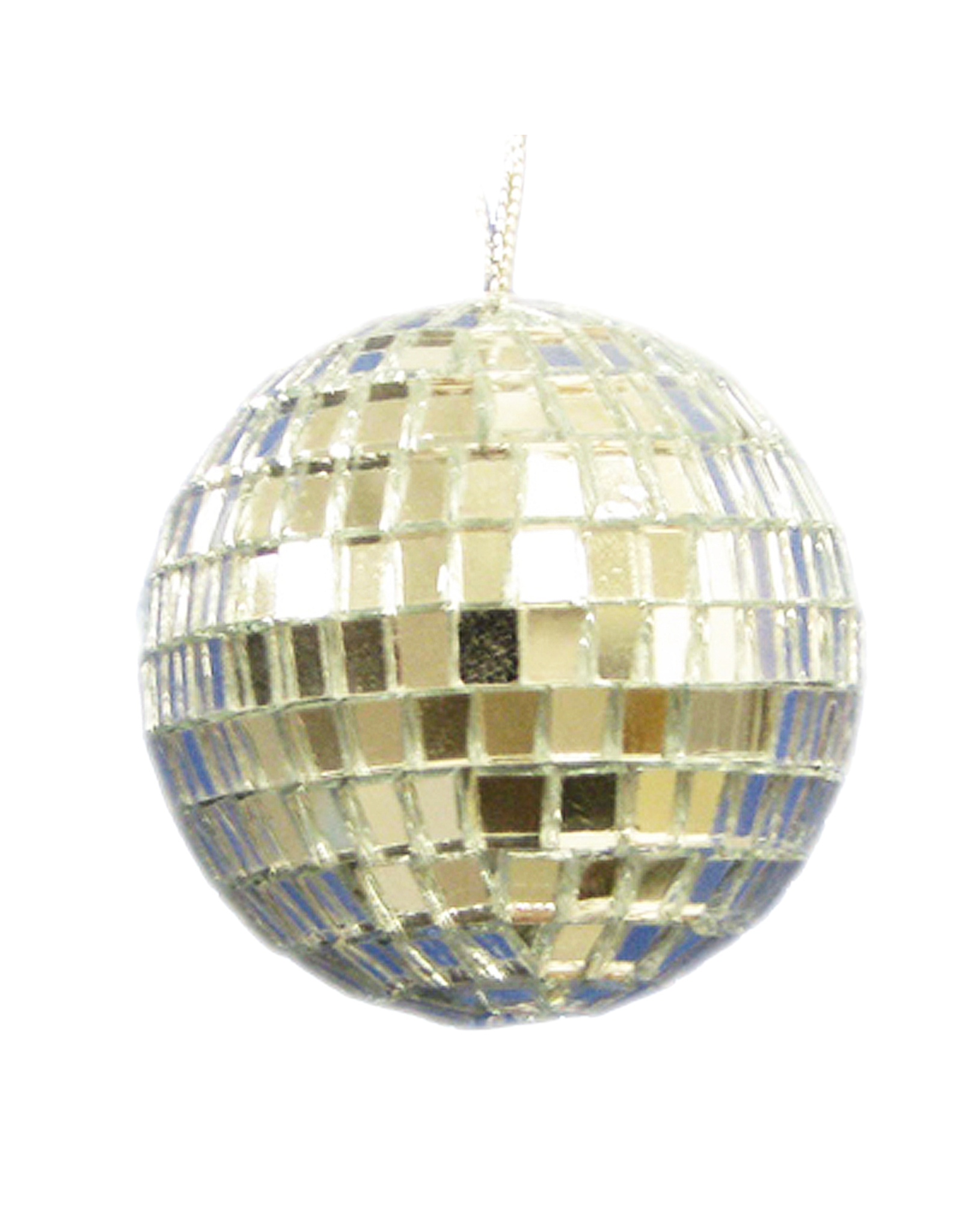 Kurt Adler Mirror Ball Ornaments 4-inch Disco Balls Set of 4